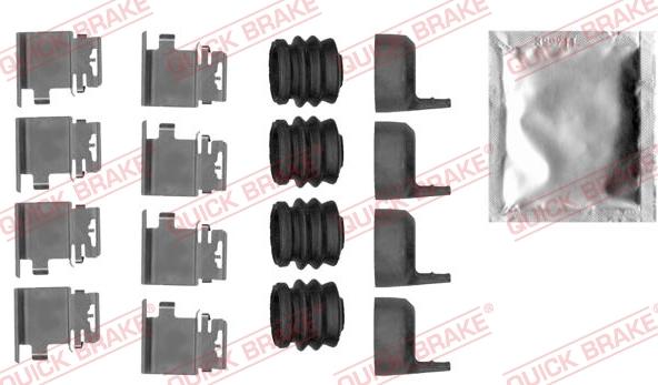 QUICK BRAKE 1090036 - Set accesorii, placute frana aaoparts.ro