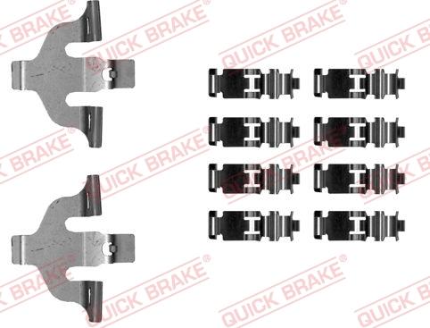 QUICK BRAKE 109-0030 - Set accesorii, placute frana aaoparts.ro