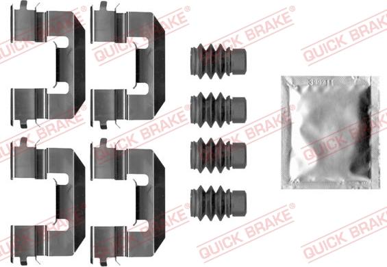 QUICK BRAKE 1090038 - Set accesorii, placute frana aaoparts.ro