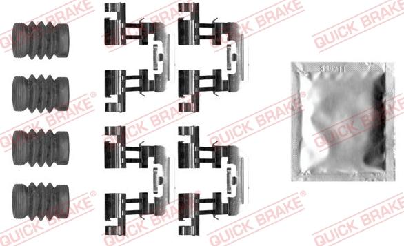 QUICK BRAKE 1090025 - Set accesorii, placute frana aaoparts.ro