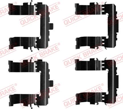 QUICK BRAKE 1090020 - Set accesorii, placute frana aaoparts.ro