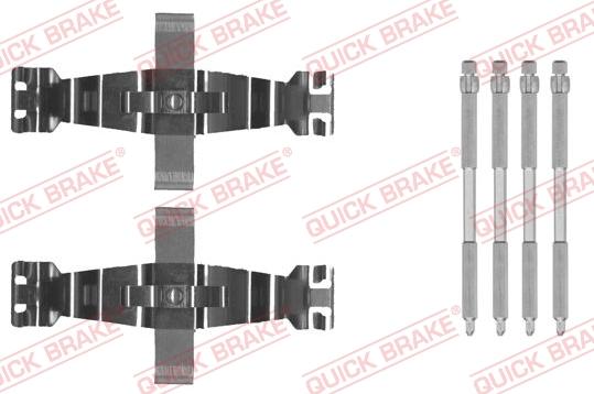 QUICK BRAKE 1090022 - Set accesorii, placute frana aaoparts.ro