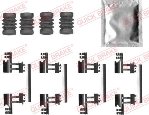 QUICK BRAKE 1090027 - Set accesorii, placute frana aaoparts.ro