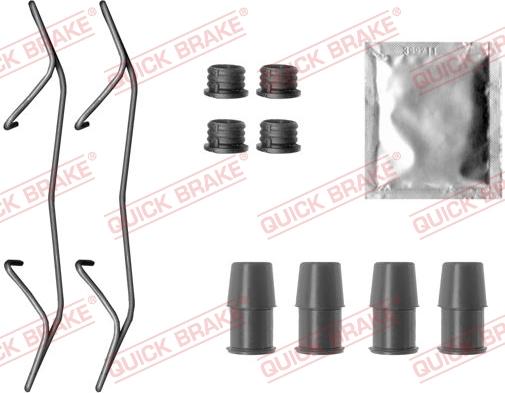 QUICK BRAKE 1090075 - Set accesorii, placute frana aaoparts.ro