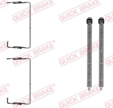 QUICK BRAKE 1090071 - Set accesorii, placute frana aaoparts.ro