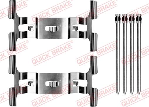 QUICK BRAKE 109-0195 - Set accesorii, placute frana aaoparts.ro