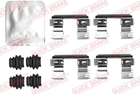 QUICK BRAKE 109-0193 - Set accesorii, placute frana aaoparts.ro