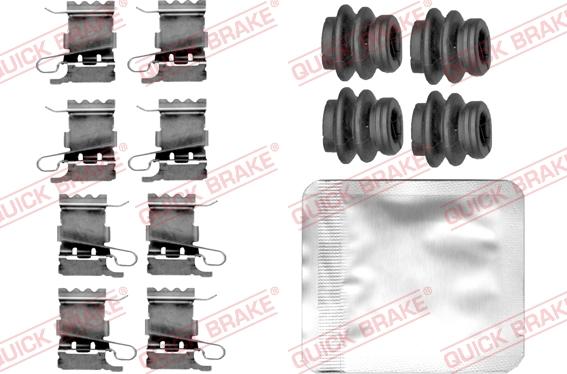 QUICK BRAKE 109-0192 - Set accesorii, placute frana aaoparts.ro