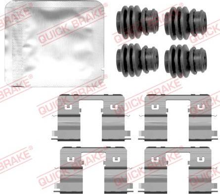 QUICK BRAKE 109-0144 - Set accesorii, placute frana aaoparts.ro