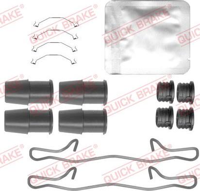 QUICK BRAKE 109-0145 - Set accesorii, placute frana aaoparts.ro