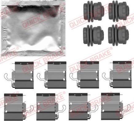 QUICK BRAKE 109-0140 - Set accesorii, placute frana aaoparts.ro