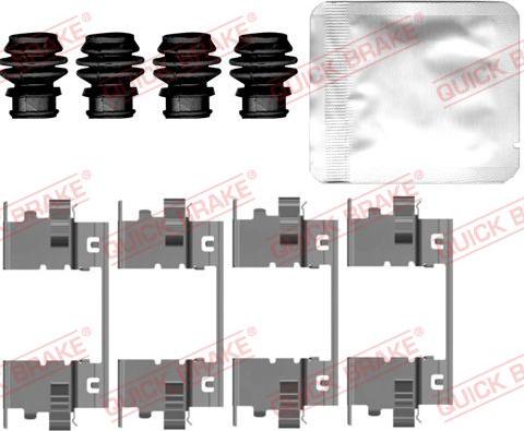 QUICK BRAKE 109-0148 - Set accesorii, placute frana aaoparts.ro