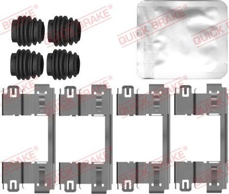 QUICK BRAKE 109-0147 - Set accesorii, placute frana aaoparts.ro