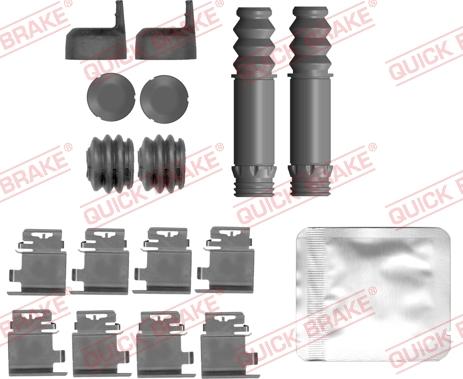 QUICK BRAKE 109-0159 - Set accesorii, placute frana aaoparts.ro