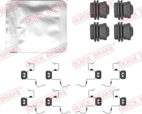 QUICK BRAKE 109-0156 - Set accesorii, placute frana aaoparts.ro