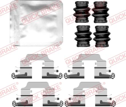 QUICK BRAKE 109-0158 - Set accesorii, placute frana aaoparts.ro