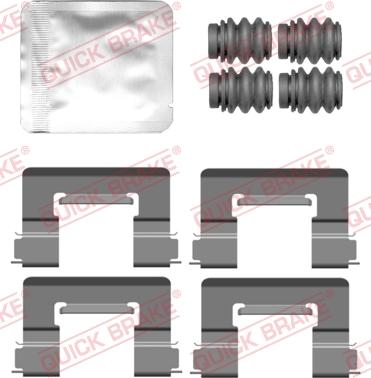 QUICK BRAKE 109-0164 - Set accesorii, placute frana aaoparts.ro