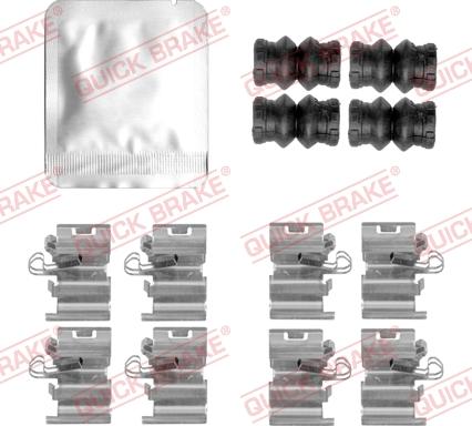 QUICK BRAKE 109-0168 - Set accesorii, placute frana aaoparts.ro