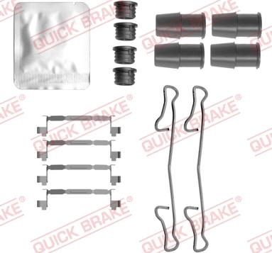 QUICK BRAKE 109-0167 - Set accesorii, placute frana aaoparts.ro