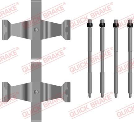 QUICK BRAKE 1090109 - Set accesorii, placute frana aaoparts.ro