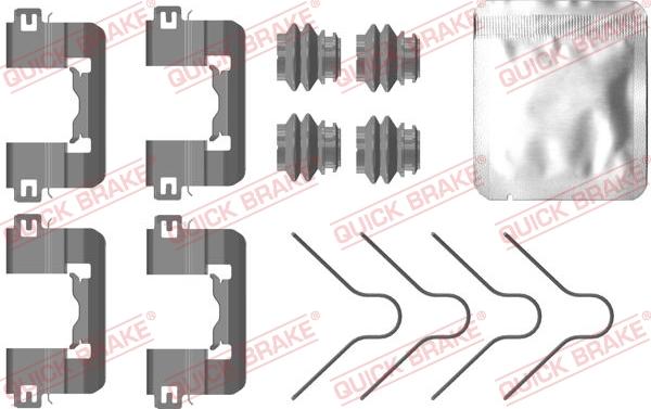 QUICK BRAKE 1090105 - Set accesorii, placute frana aaoparts.ro