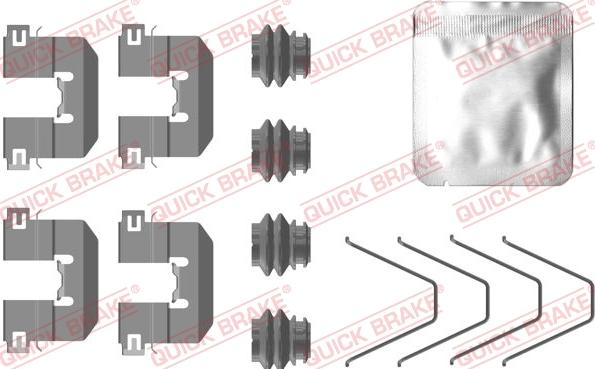 QUICK BRAKE 1090100 - Set accesorii, placute frana aaoparts.ro