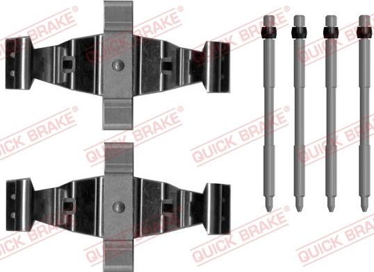 QUICK BRAKE 1090108 - Set accesorii, placute frana aaoparts.ro