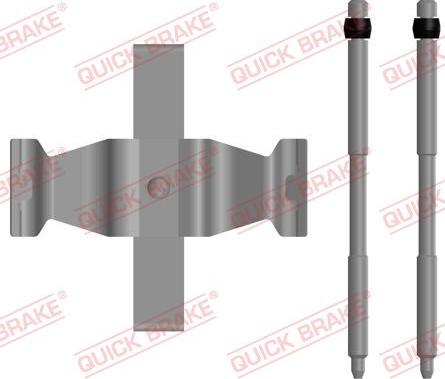 QUICK BRAKE 109-0107-1 - Set accesorii, placute frana aaoparts.ro