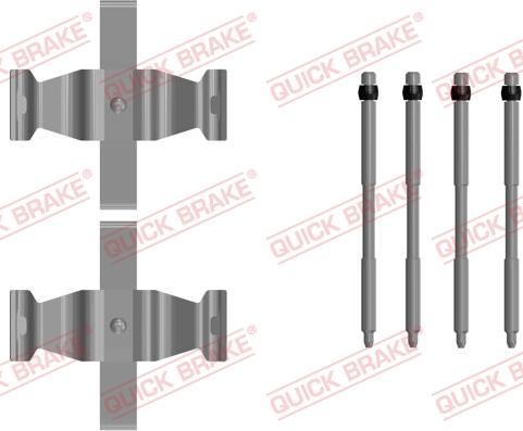 QUICK BRAKE 1090107 - Set accesorii, placute frana aaoparts.ro