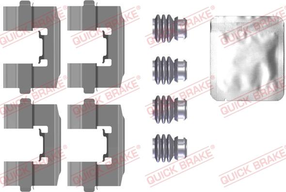 QUICK BRAKE 1090115 - Set accesorii, placute frana aaoparts.ro