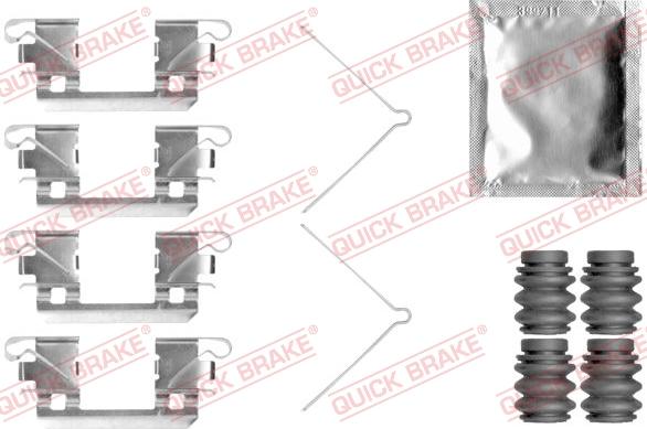 QUICK BRAKE 1090113 - Set accesorii, placute frana aaoparts.ro