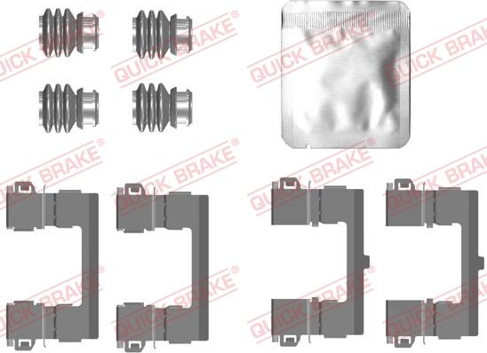 QUICK BRAKE 1090112 - Set accesorii, placute frana aaoparts.ro