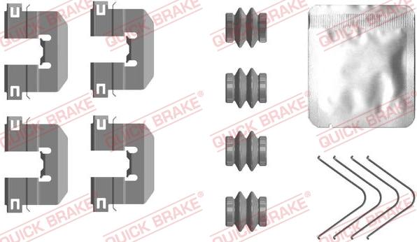 QUICK BRAKE 1090117 - Set accesorii, placute frana aaoparts.ro