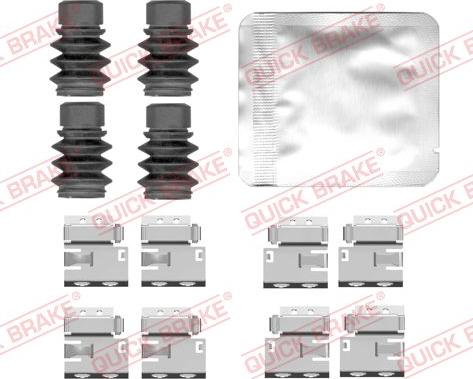 QUICK BRAKE 109-0184 - Set accesorii, placute frana aaoparts.ro