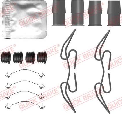 QUICK BRAKE 109-0134 - Set accesorii, placute frana aaoparts.ro