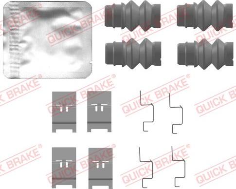 QUICK BRAKE 109-0135 - Set accesorii, placute frana aaoparts.ro