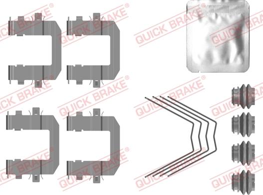 QUICK BRAKE 109-0131 - Set accesorii, placute frana aaoparts.ro