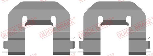 QUICK BRAKE 109-0126R-1 - Set accesorii, placute frana aaoparts.ro