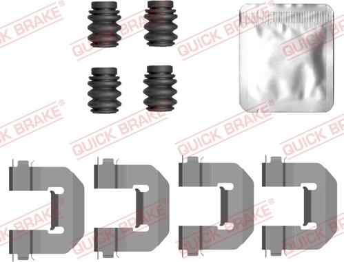 QUICK BRAKE 109-0126 - Set accesorii, placute frana aaoparts.ro