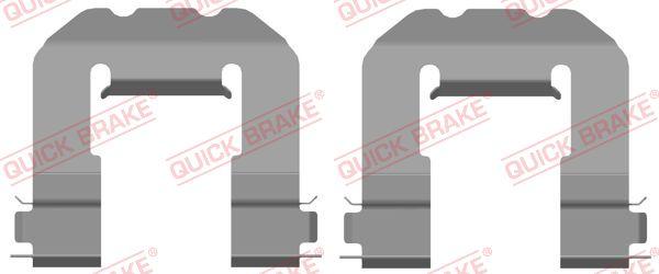 QUICK BRAKE 109-0127R-1 - Set accesorii, placute frana aaoparts.ro