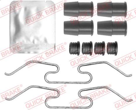 QUICK BRAKE 109-0179 - Set accesorii, placute frana aaoparts.ro