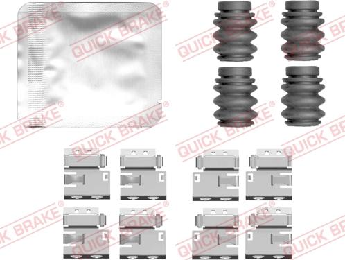 QUICK BRAKE 109-0174 - Set accesorii, placute frana aaoparts.ro