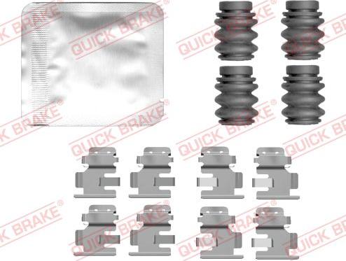 QUICK BRAKE 109-0175 - Set accesorii, placute frana aaoparts.ro