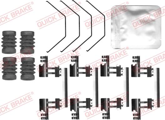 QUICK BRAKE 109-0170 - Set accesorii, placute frana aaoparts.ro