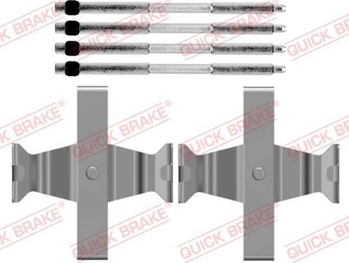 QUICK BRAKE 109-0205 - Set accesorii, placute frana aaoparts.ro