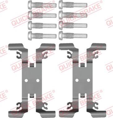QUICK BRAKE 109-0207 - Set accesorii, placute frana aaoparts.ro