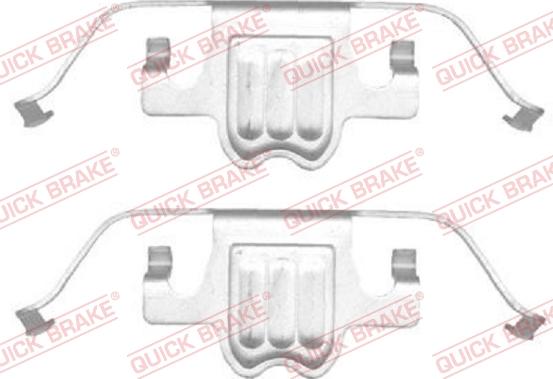 QUICK BRAKE 1091695 - Set accesorii, placute frana aaoparts.ro