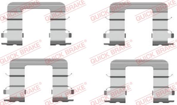 QUICK BRAKE 1091696 - Set accesorii, placute frana aaoparts.ro