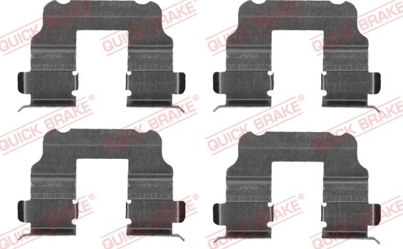 QUICK BRAKE 1091690 - Set accesorii, placute frana aaoparts.ro