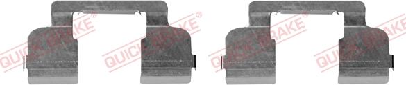 QUICK BRAKE 109-1698-1 - Set accesorii, placute frana aaoparts.ro